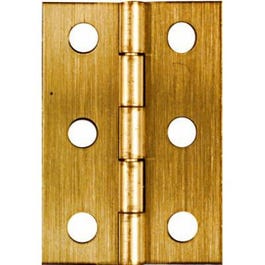 National Hardware, 2-Pk., 2 x 1-3/8-In. Broad Hinges, Light-Duty, Antique Brass